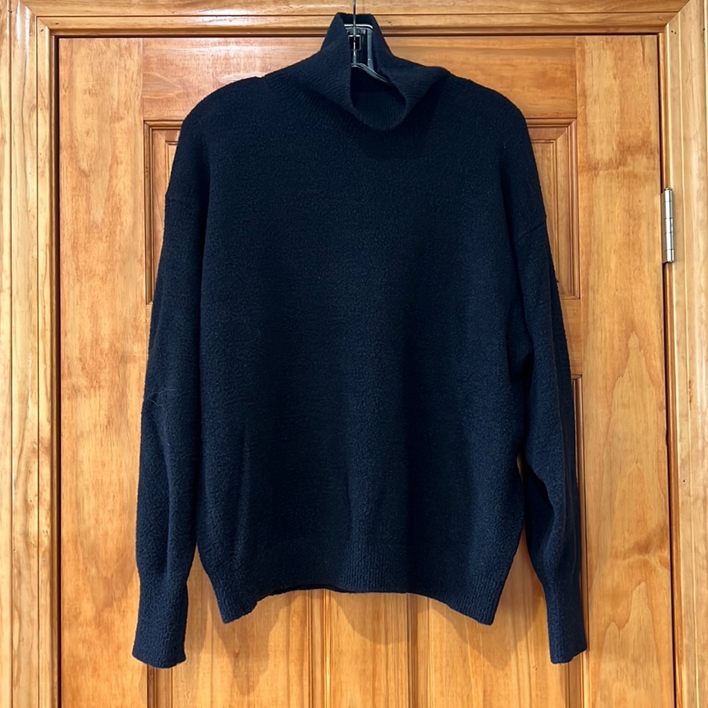 Wilfred Free Sweater - Black Turtleneck Size Medium